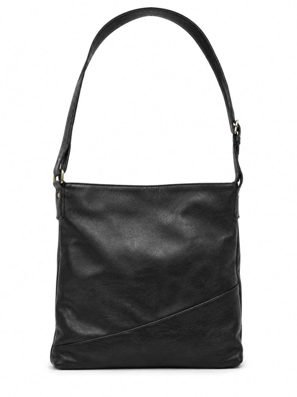 Black Leather Shoulder Bag